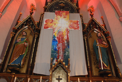 Fastentuch in Gaubitsch / https://medien.markus-goestl.at Fastentuch in Gaubitsch